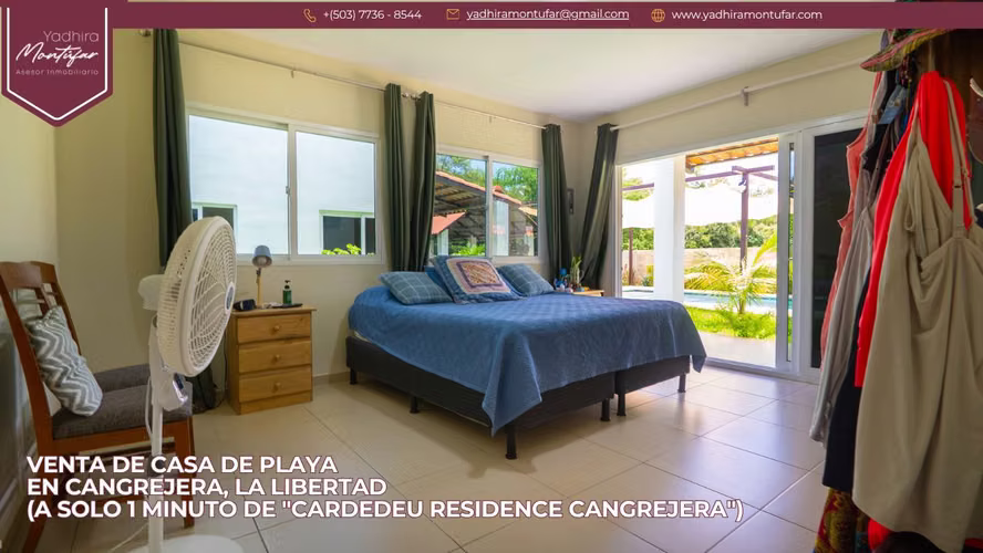 Venta de casa de Playa  en Cangrejera, La Libertad (a solo 1 minuto de "Cardedeu Residence Cangrejera")