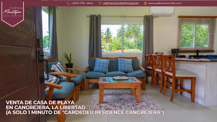 Venta de casa de Playa  en Cangrejera, La Libertad (a solo 1 minuto de "Cardedeu Residence Cangrejera")