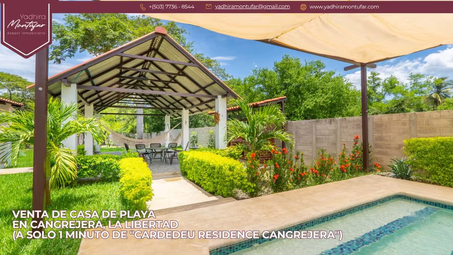 Venta de casa de Playa  en Cangrejera, La Libertad (a solo 1 minuto de "Cardedeu Residence Cangrejera")