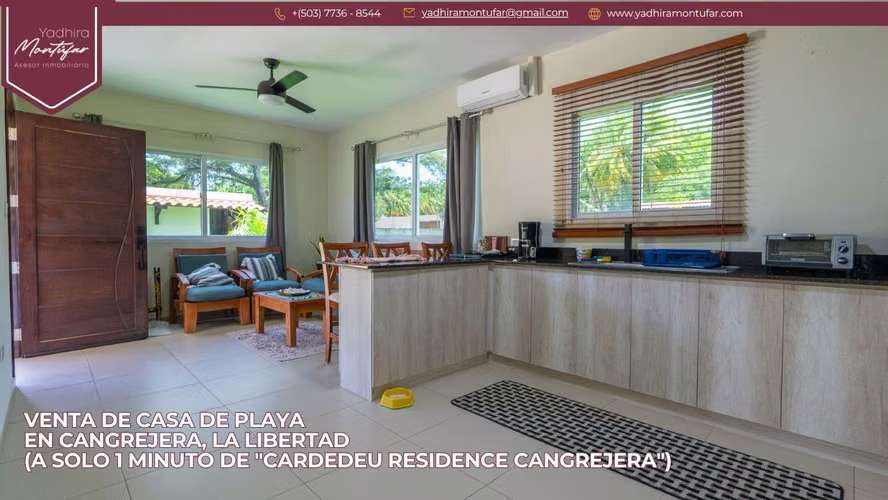 Venta de casa de Playa  en Cangrejera, La Libertad (a solo 1 minuto de "Cardedeu Residence Cangrejera")