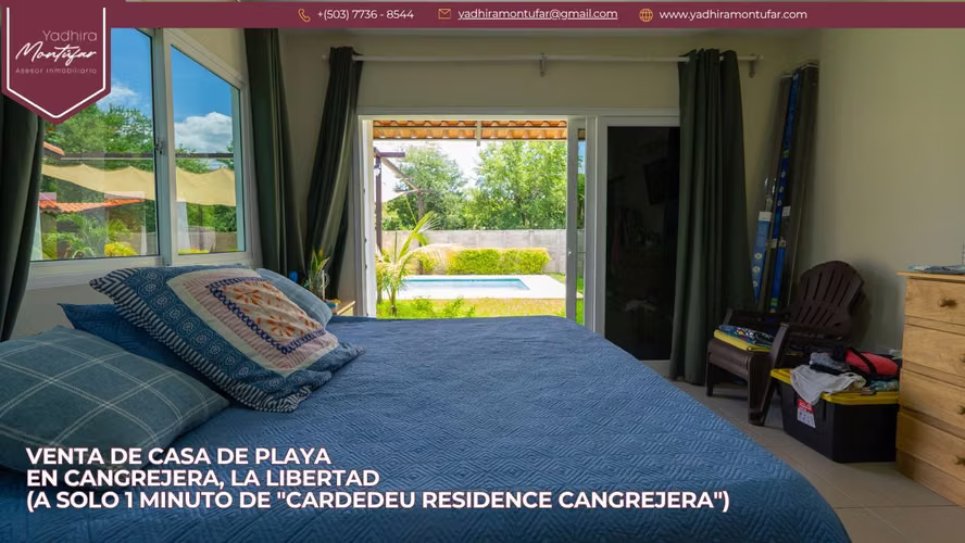 Venta de casa de Playa  en Cangrejera, La Libertad (a solo 1 minuto de "Cardedeu Residence Cangrejera")