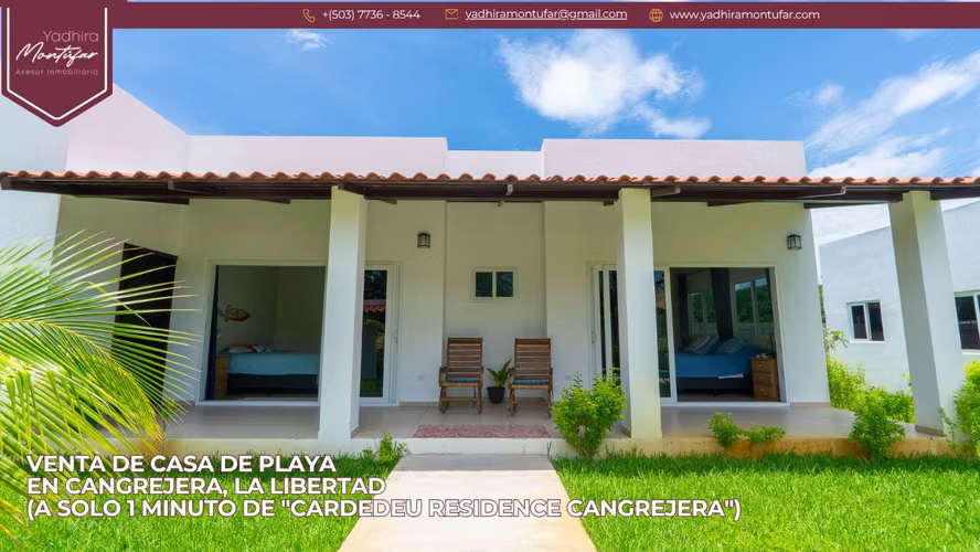 Venta de casa de Playa  en Cangrejera, La Libertad (a solo 1 minuto de "Cardedeu Residence Cangrejera")