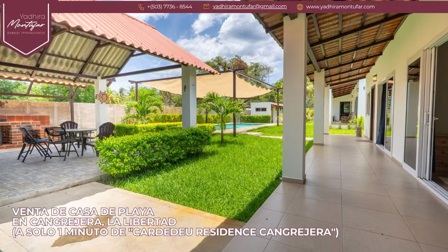 Venta de casa de Playa  en Cangrejera, La Libertad (a solo 1 minuto de "Cardedeu Residence Cangrejera")