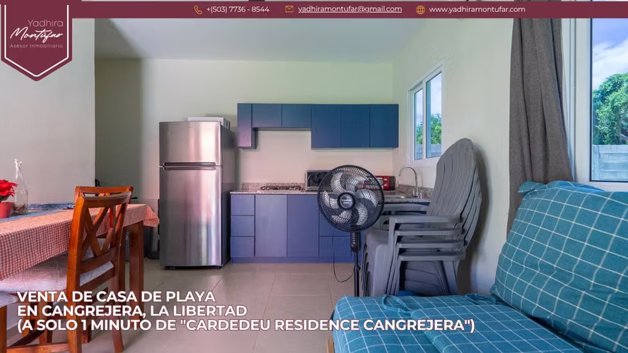 Venta de casa de Playa  en Cangrejera, La Libertad (a solo 1 minuto de "Cardedeu Residence Cangrejera")