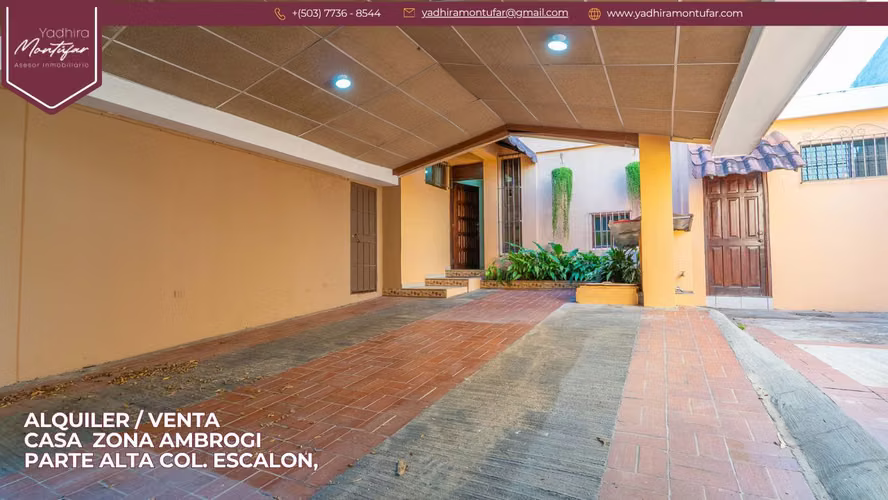 CASA GRANDE EN VENTA COL. ESCALON, ZONA AMBROGI, SAN SALVADOR - Imagen 7