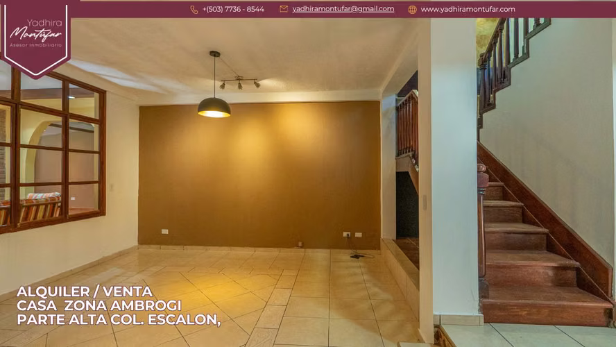 CASA GRANDE EN VENTA COL. ESCALON, ZONA AMBROGI, SAN SALVADOR - Imagen 4