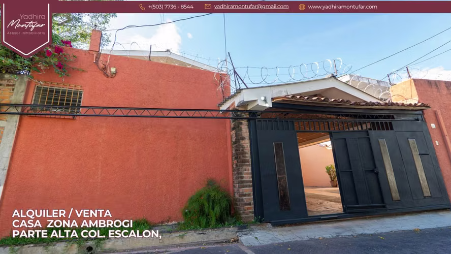 CASA GRANDE EN VENTA COL. ESCALON, ZONA AMBROGI, SAN SALVADOR - Imagen 9