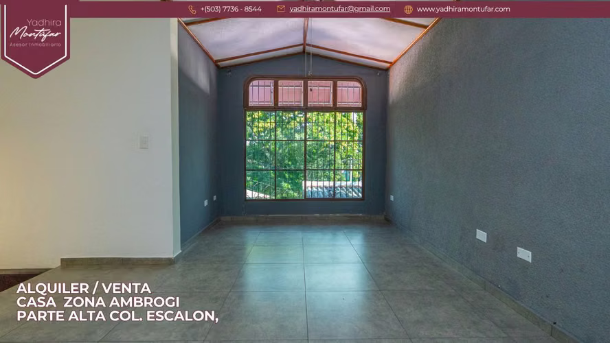 CASA EN ALQUILER PARA VIVIR O PARA OFICINA PARTE ALTA  COL. ESCALON, ZONA AMBROGI, SAN SALVADOR - Imagen 17