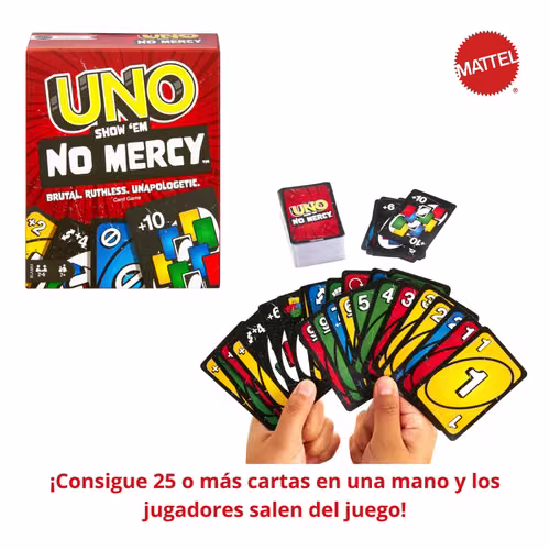 A Show'em No Mercy card game.