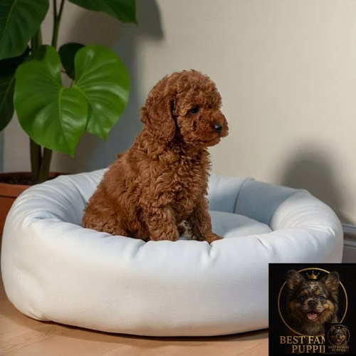 Cachorro FRENCH POODLE RED MINIATRA available