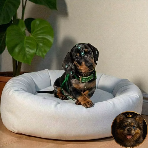 Cachorro Salchicha Miniatura Arlequín Plata / Miniature Dachshund Dapple Silver disponible - Imagen 7