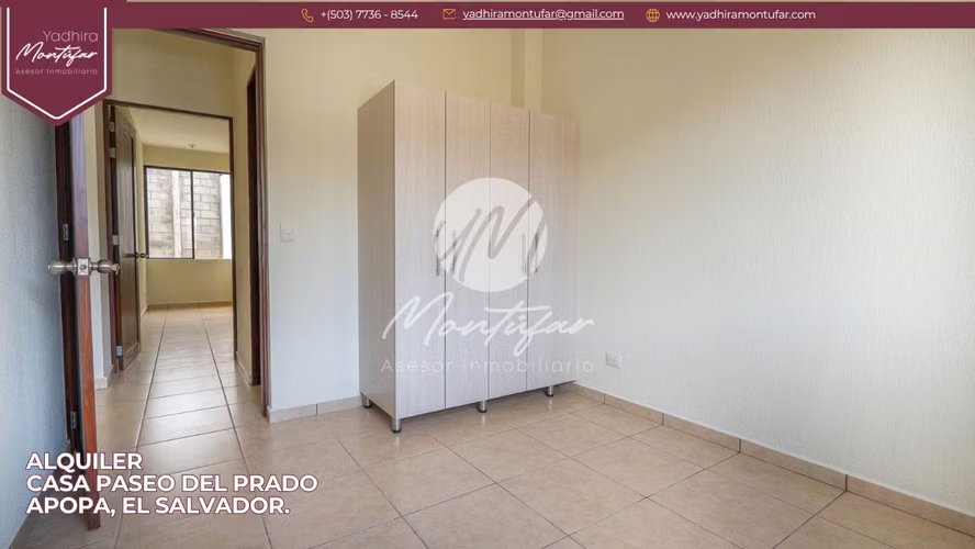 Casa a estrenar en alquiler en Paseo del Prado, Apopa, El Salvador. - Imagen 4