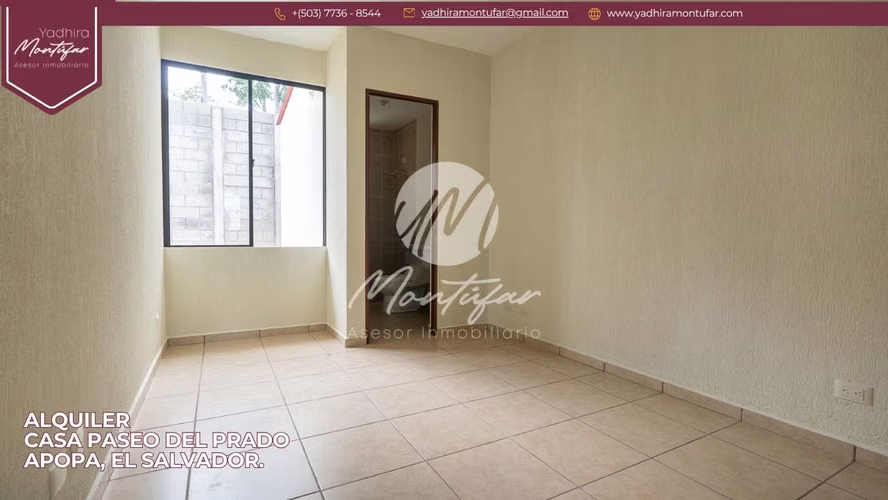 Casa a estrenar en alquiler en Paseo del Prado, Apopa, El Salvador. - Imagen 3