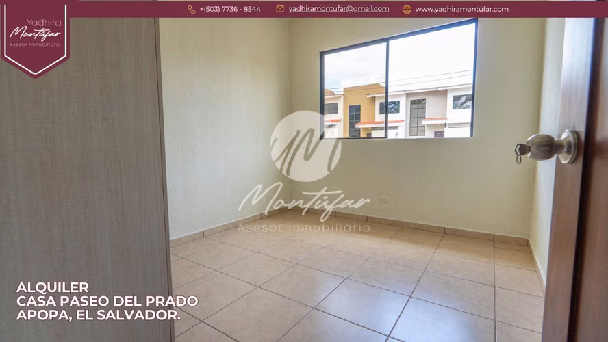 Casa a estrenar en alquiler en Paseo del Prado, Apopa, El Salvador. - Imagen 5