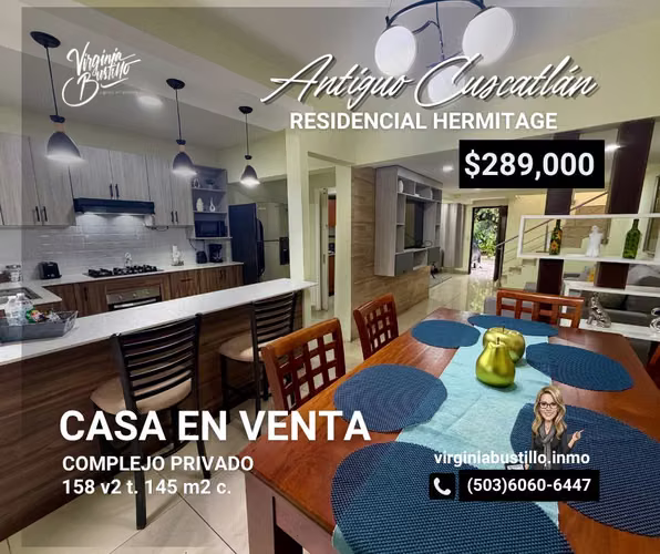 Casa en Venta, REMODELADA, zona UCA Condominio 