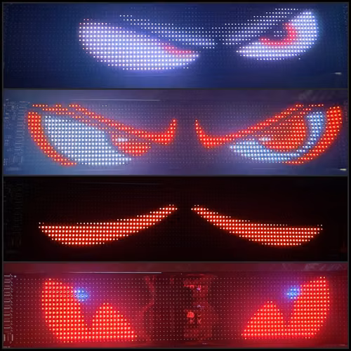 Led eye for car