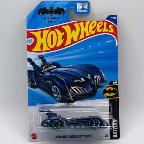Hot Wheels Batman & Robin Batmobile.