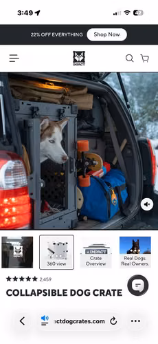 Impact Collapsable Dog Create (Jaula plegable para perros.) - Imagen 18