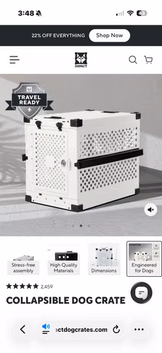 Impact Collapsable Dog Create (Jaula plegable para perros.) - Imagen 20