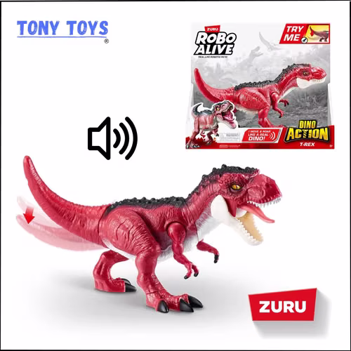 Robo Alive T-Rex Mecanizado 14cm Dino (Accion y Sonidos). - Imagen 1