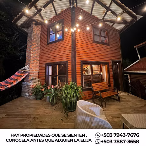 Cabaña en Venta en Los Naranjos, Juayúa – Ruta de las Flores Sonsonate