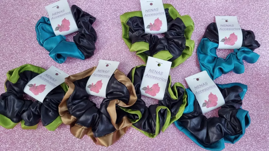 Docena de Scrunchies $3, Super Oferta para Emprendedoras.  - Imagen 2