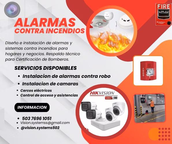 Sistemas de incendio para industria y comercio