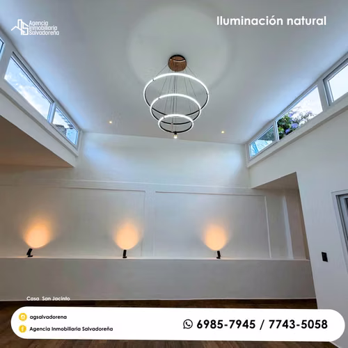 Se vende casa en San Jacinto San Salvador, céntrica  y grande de un solo nivel - Imagen 3