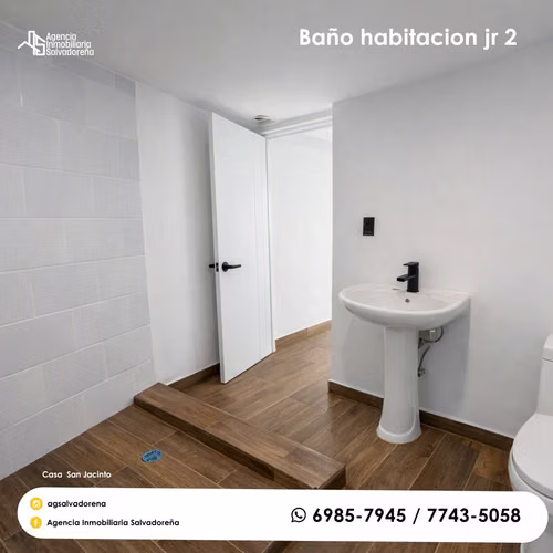 Se vende casa en San Jacinto San Salvador, céntrica  y grande de un solo nivel - Imagen 11