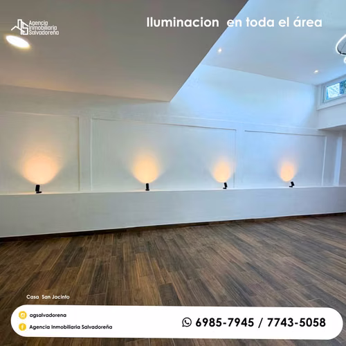 Se vende casa en San Jacinto San Salvador, céntrica  y grande de un solo nivel - Imagen 4