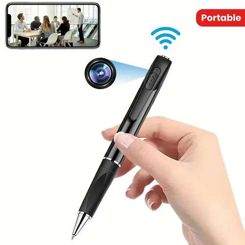 Bolígrafo con mini cámara WIFI FHD 1080p