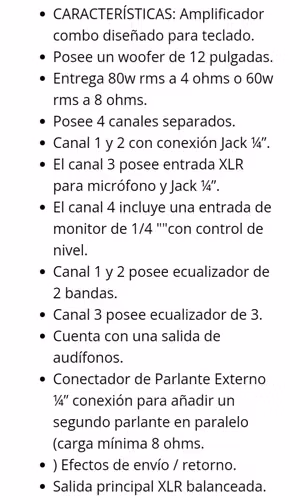 Vendo Amplificador Marca Peavey - Imagen 4