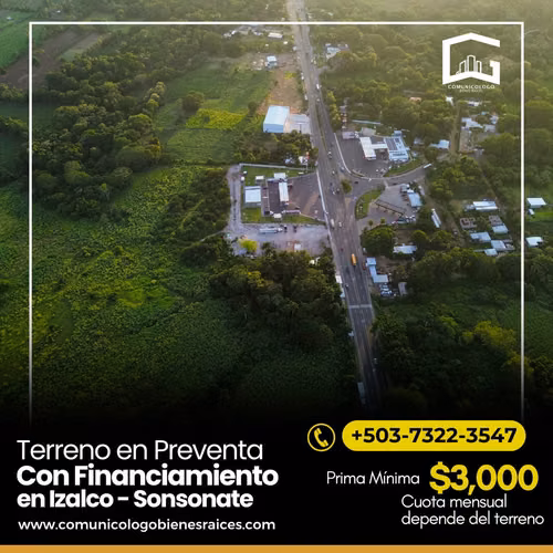 Lotes Residenciales con Financiamiento en Izalco Sonsonate PRE VENTA - Imagen 3