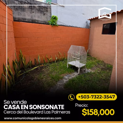 Casa en venta en Residencial Privada Cerca de Bulevar Palmeras Sonsonate  - Imagen 6