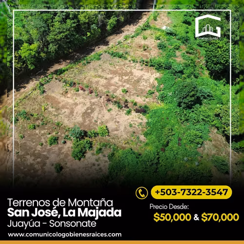 Terrenos de Montaña en la Majada Juayua Sonsonate Diferentes Medidas - Imagen 3