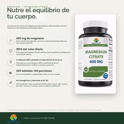 Citrato de Magnesio - Imagen 2