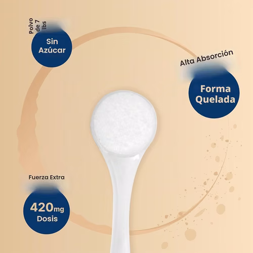 Polvo de magnesio calmante, 1 lb, Mezcla para beber para el sueño, los músculos, el soporte óseo y del estado de ánimo  - Imagen 4