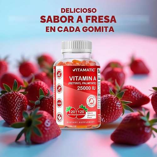 Vitamina A 25000 UI (palmitato de retinilo sin azúcar)