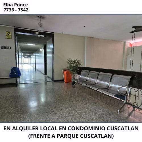 OFICINA EN ALQUILER EN CONDOMINIO CUSCATLAN – FRENTE AL PARQUE CUSCATLÁN - Imagen 3
