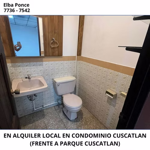 OFICINA EN ALQUILER EN CONDOMINIO CUSCATLAN – FRENTE AL PARQUE CUSCATLÁN - Imagen 7