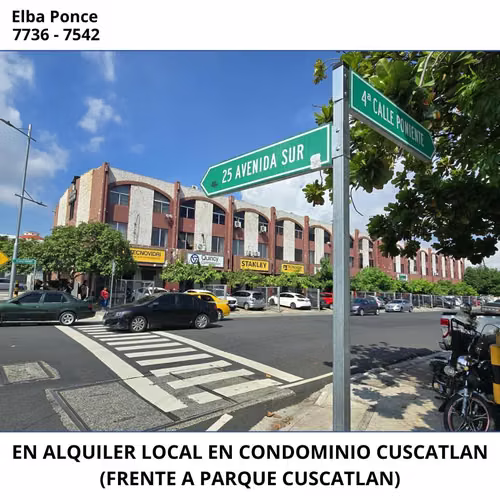 OFICINA EN ALQUILER EN CONDOMINIO CUSCATLAN – FRENTE AL PARQUE CUSCATLÁN