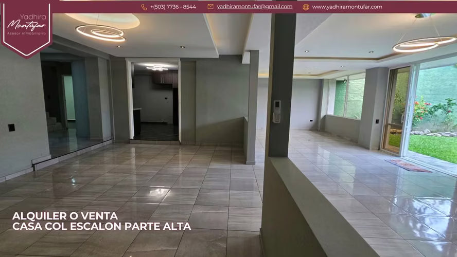 Alquiler Casa Grande en Col Escalon Parte Alta Zona Embajada de Cuba - Imagen 3