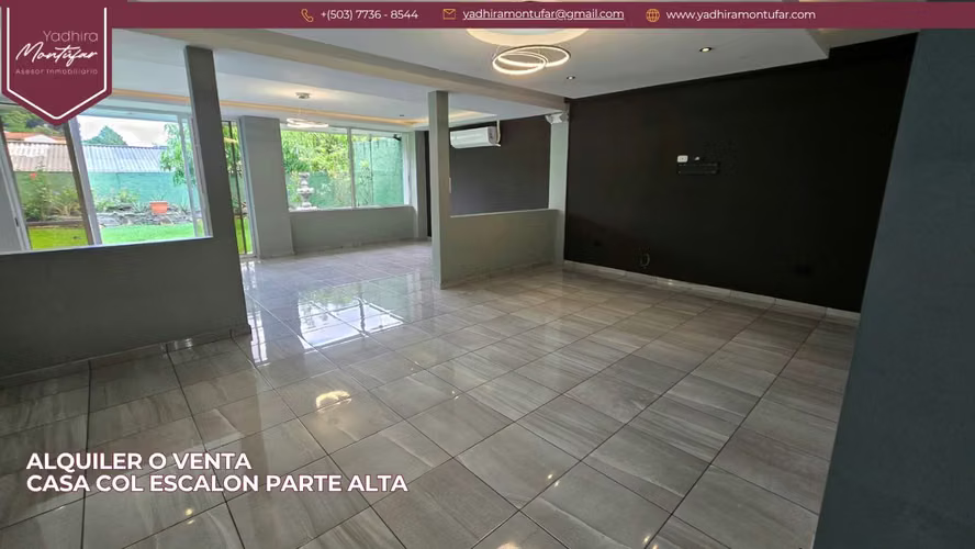 Rental House in Col Escalon Part High Zone Embassy of Cuba