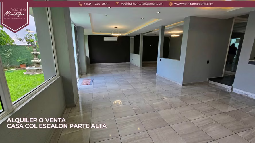 Alquiler Casa Grande en Col Escalon Parte Alta Zona Embajada de Cuba - Imagen 8