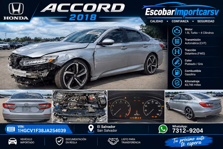 EN CAMINO, HONDA ACCORD SPORT 2022