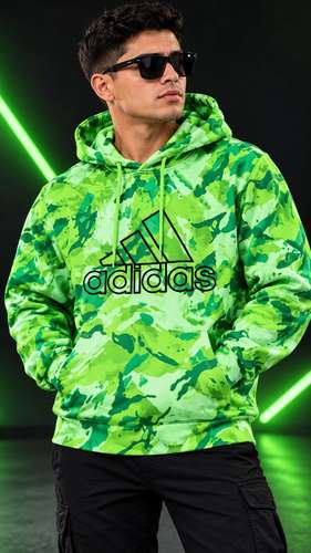 Sudadera adidas bordado - Imagen 1
