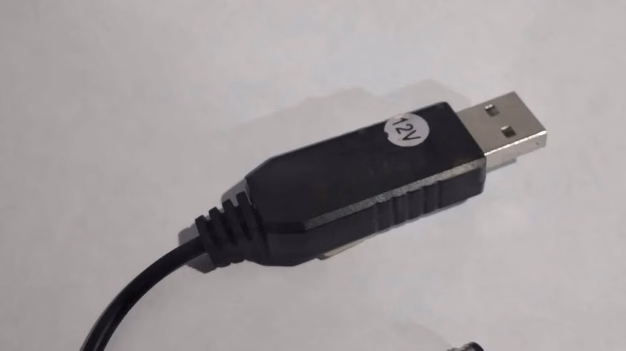 Alerta convertidor de USB de 5v a 12v 