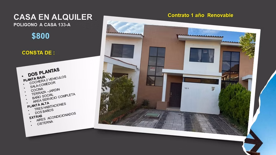 ALQUILO CASA  EN RESIDENCIAL PASEO DEL PRADO  - Imagen 2