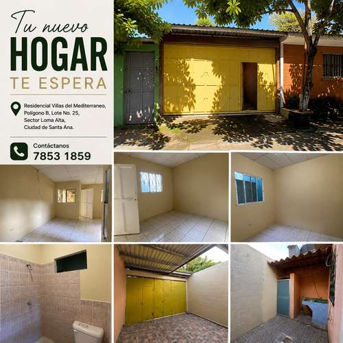 Casa en Venta en Res. Villas del Mediterráneo, Santa Ana - Excelente Ubicación - Imagen 2