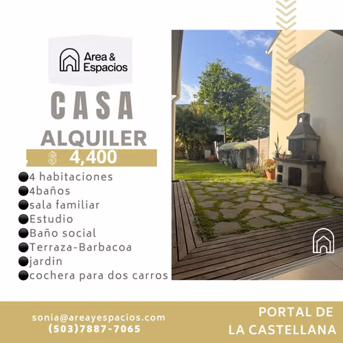 Se Alquila Casa en Portal de la Castellana  - Imagen 4
